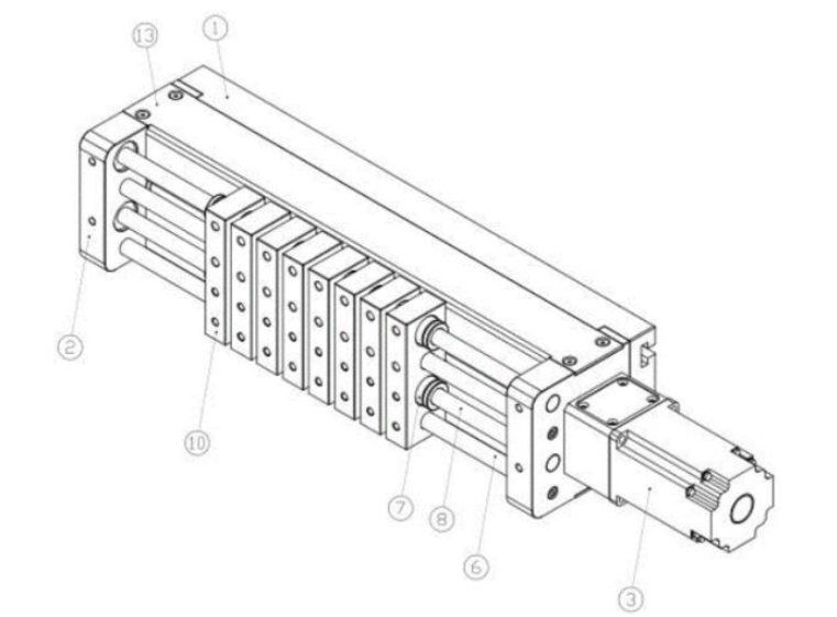 Precision variable pitch slide